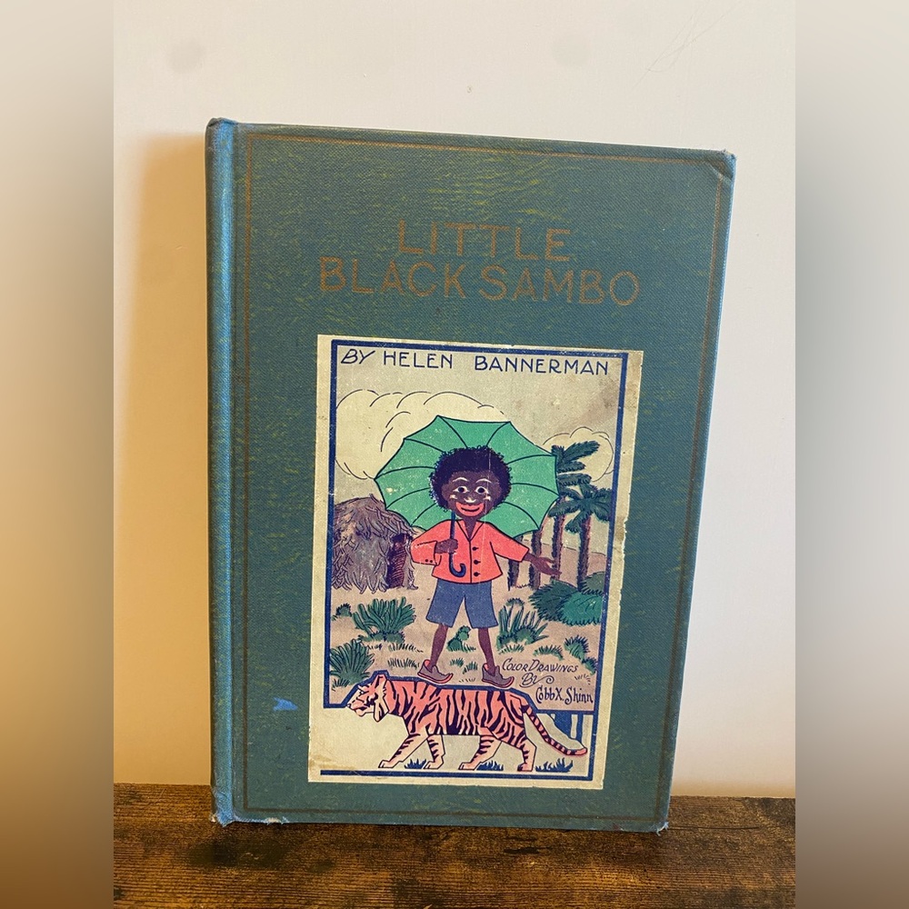 Little Black Sambo 1934 The Enlarged Picture Edition by Helen Bannerman, Color